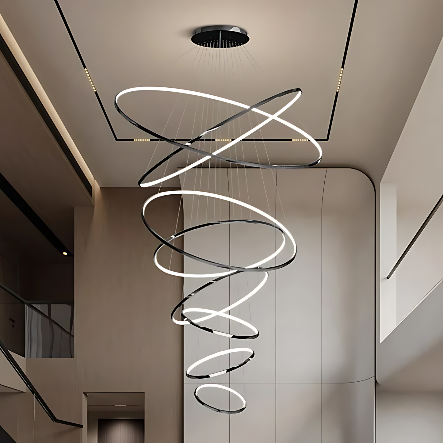 Helios Rings LED Chandelier