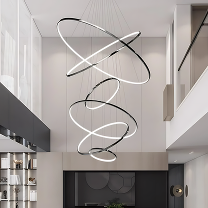 Helios Rings LED Chandelier