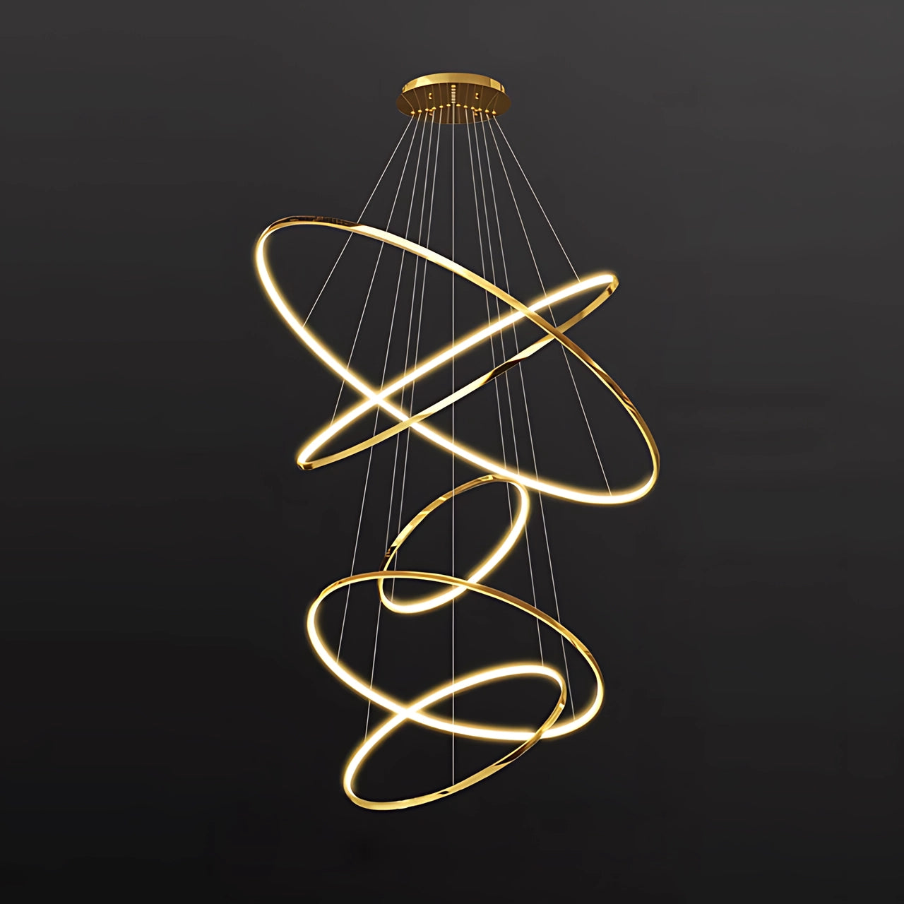 Helios Rings LED Chandelier