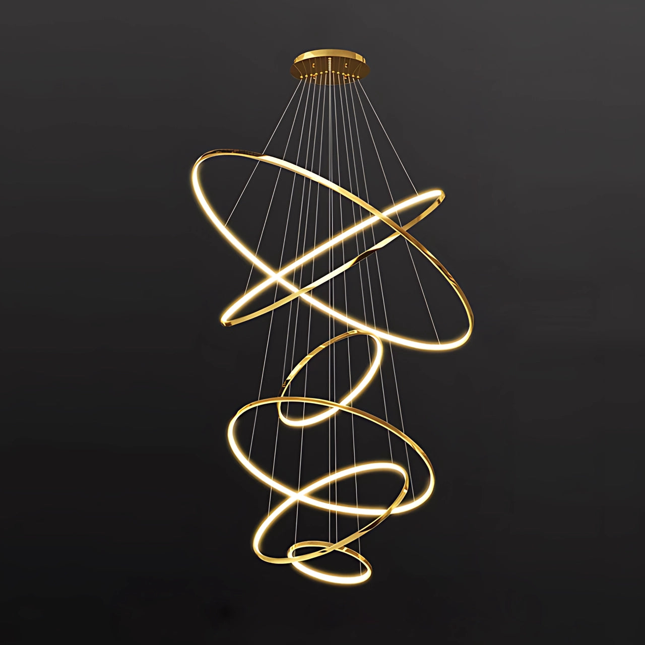 Helios Rings LED Chandelier