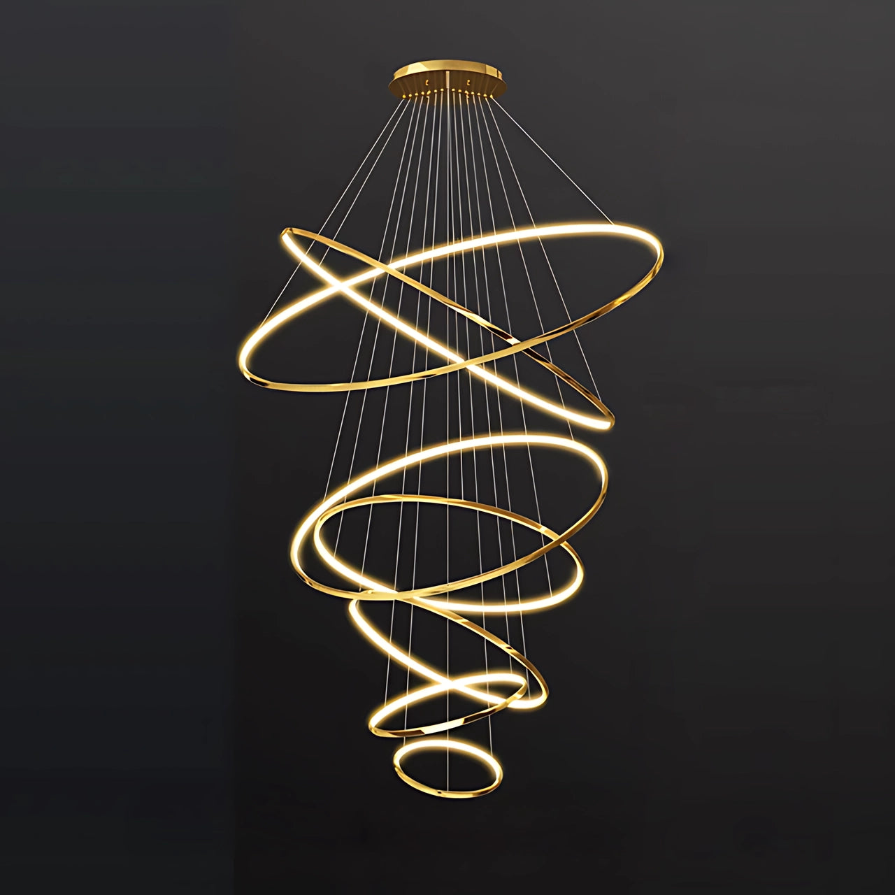 Helios Rings LED Chandelier