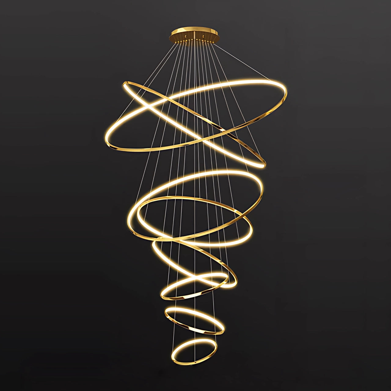 Helios Rings LED Chandelier