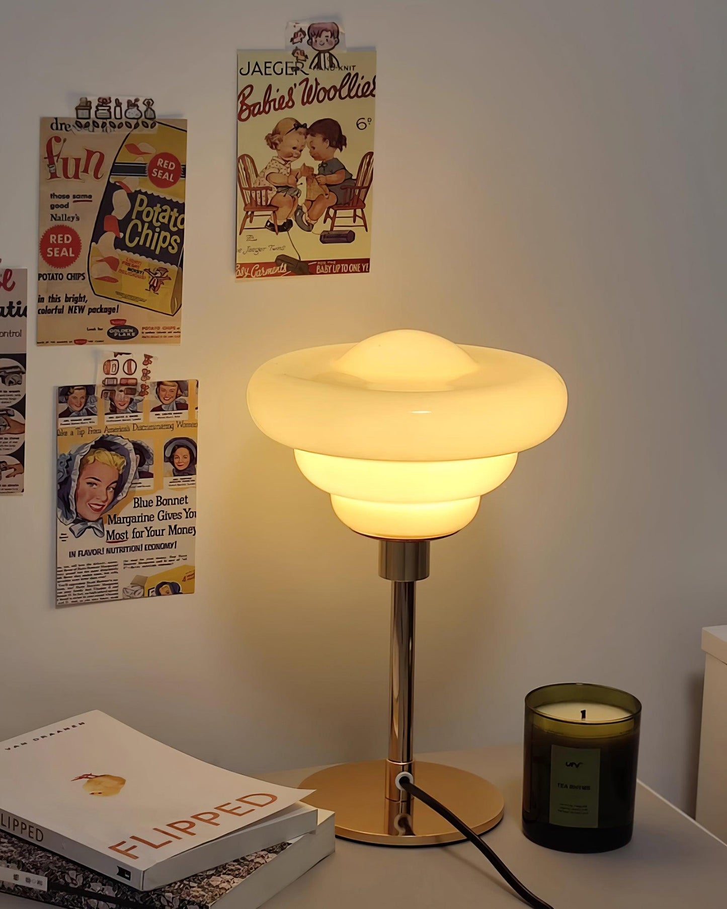 Metallica Egg Tart Table Lamp - Loonglight