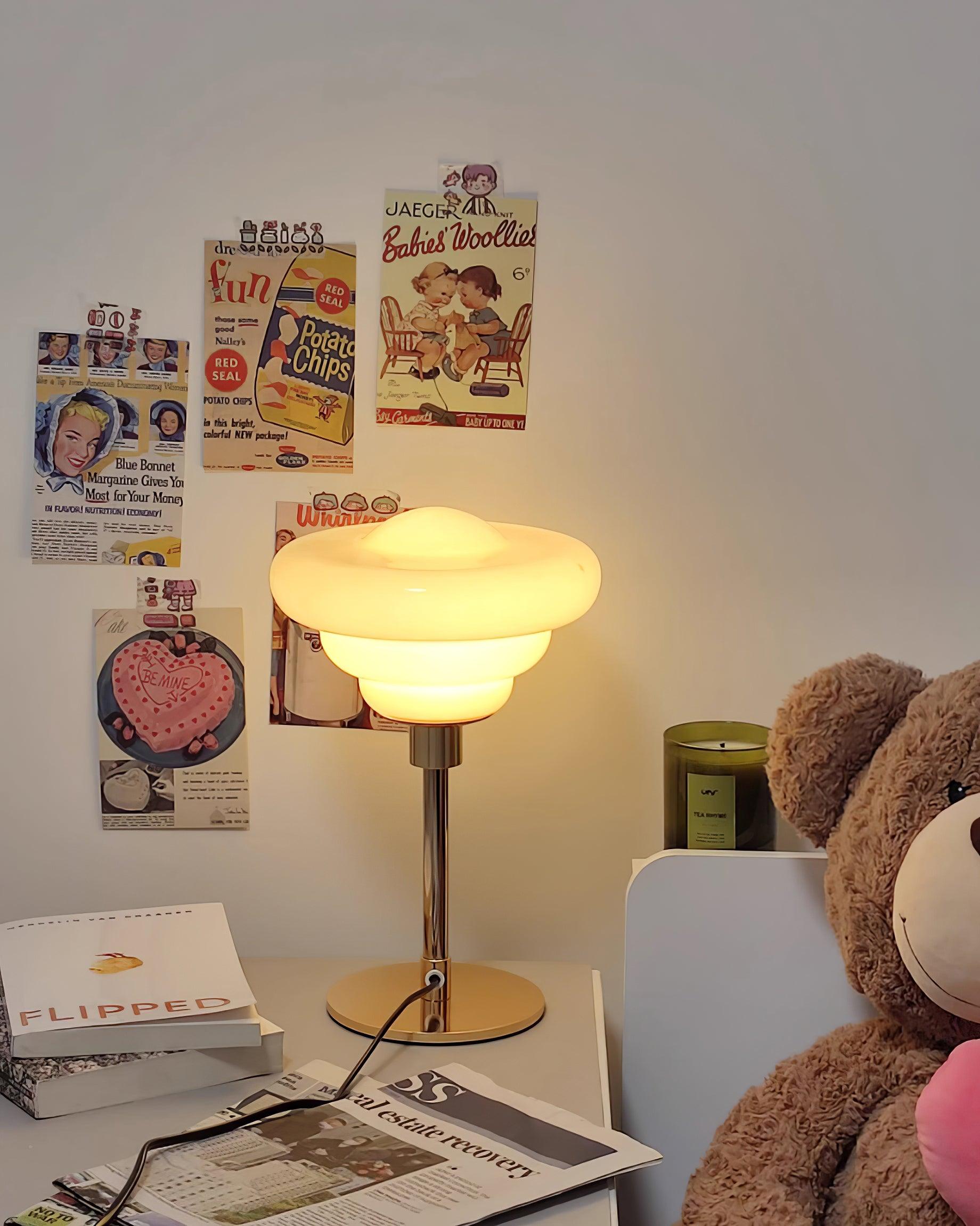 Metallica Egg Tart Table Lamp - Loonglight