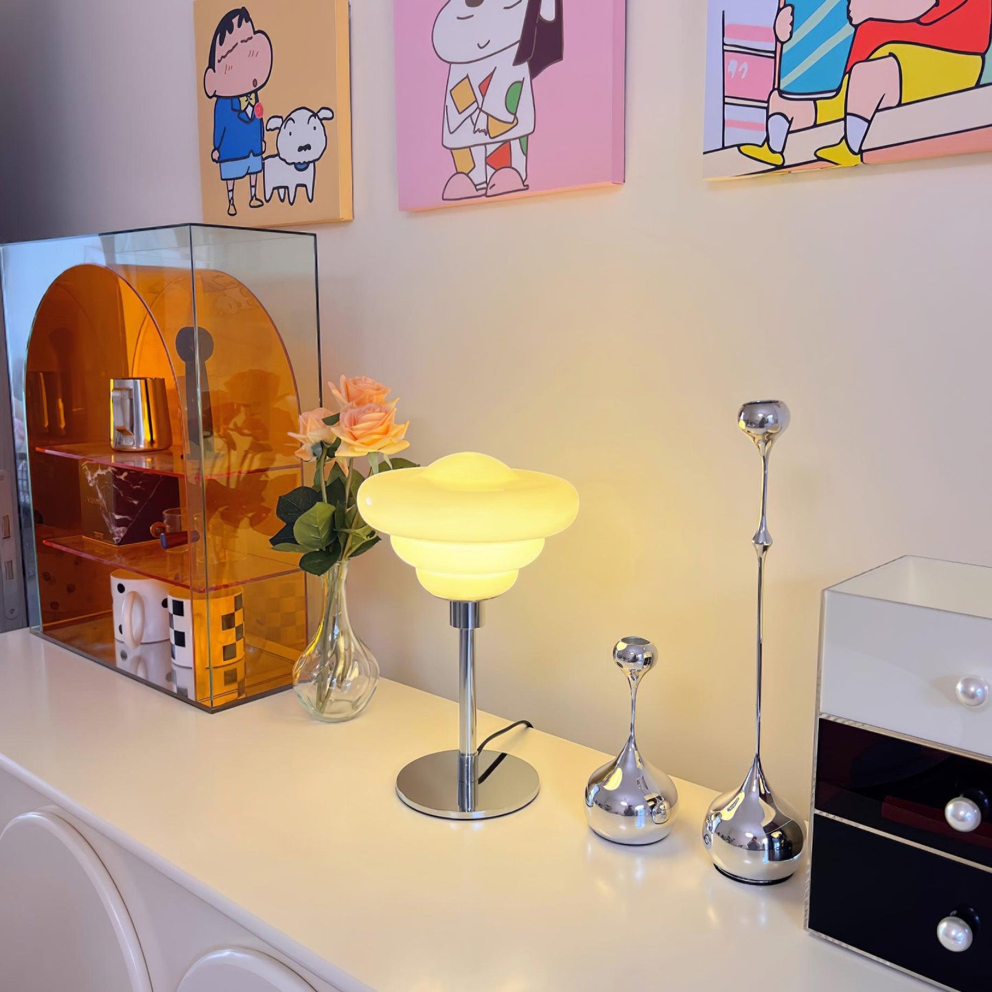 Metallica Egg Tart Table Lamp - Loonglight