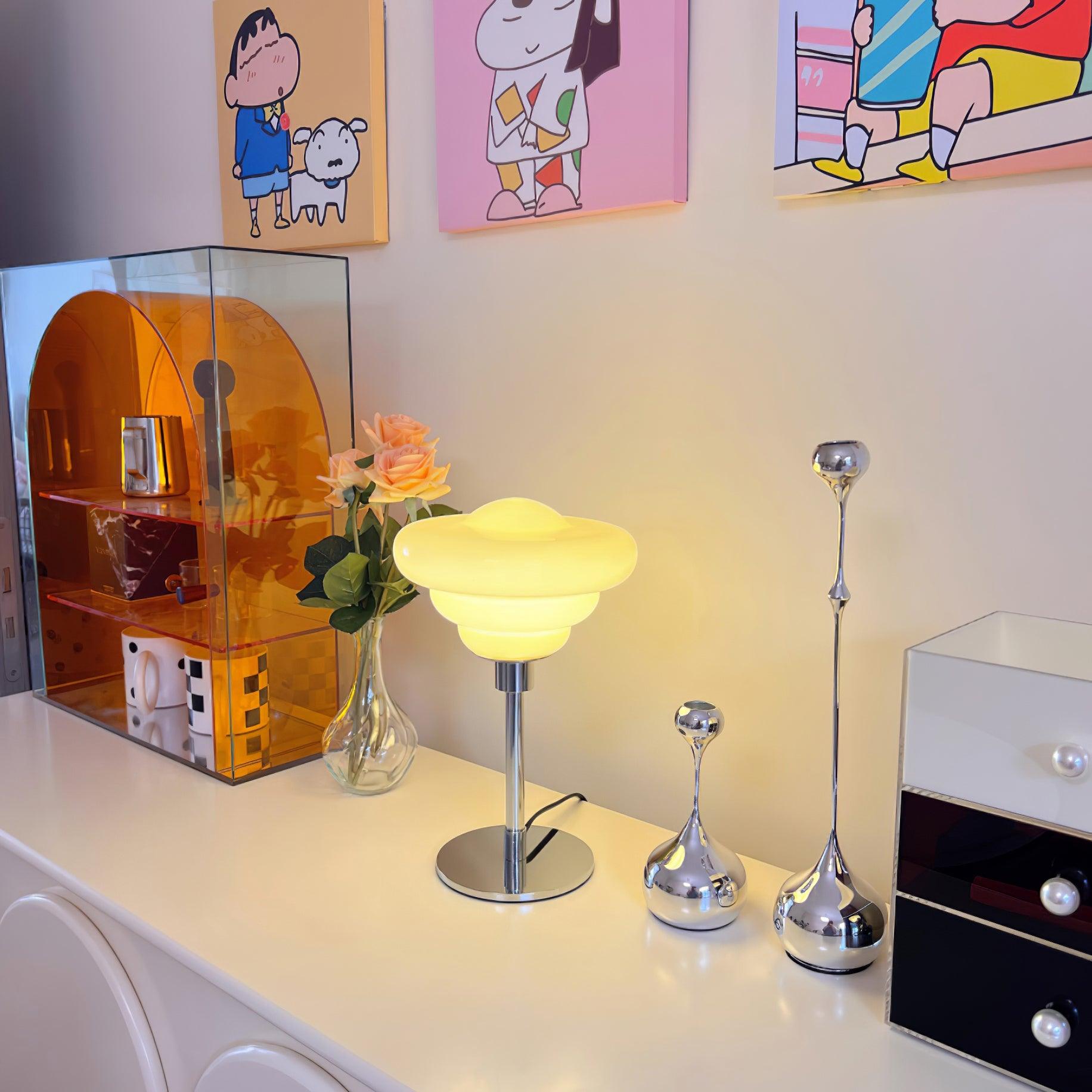 Metallica Egg Tart Table Lamp - Loonglight