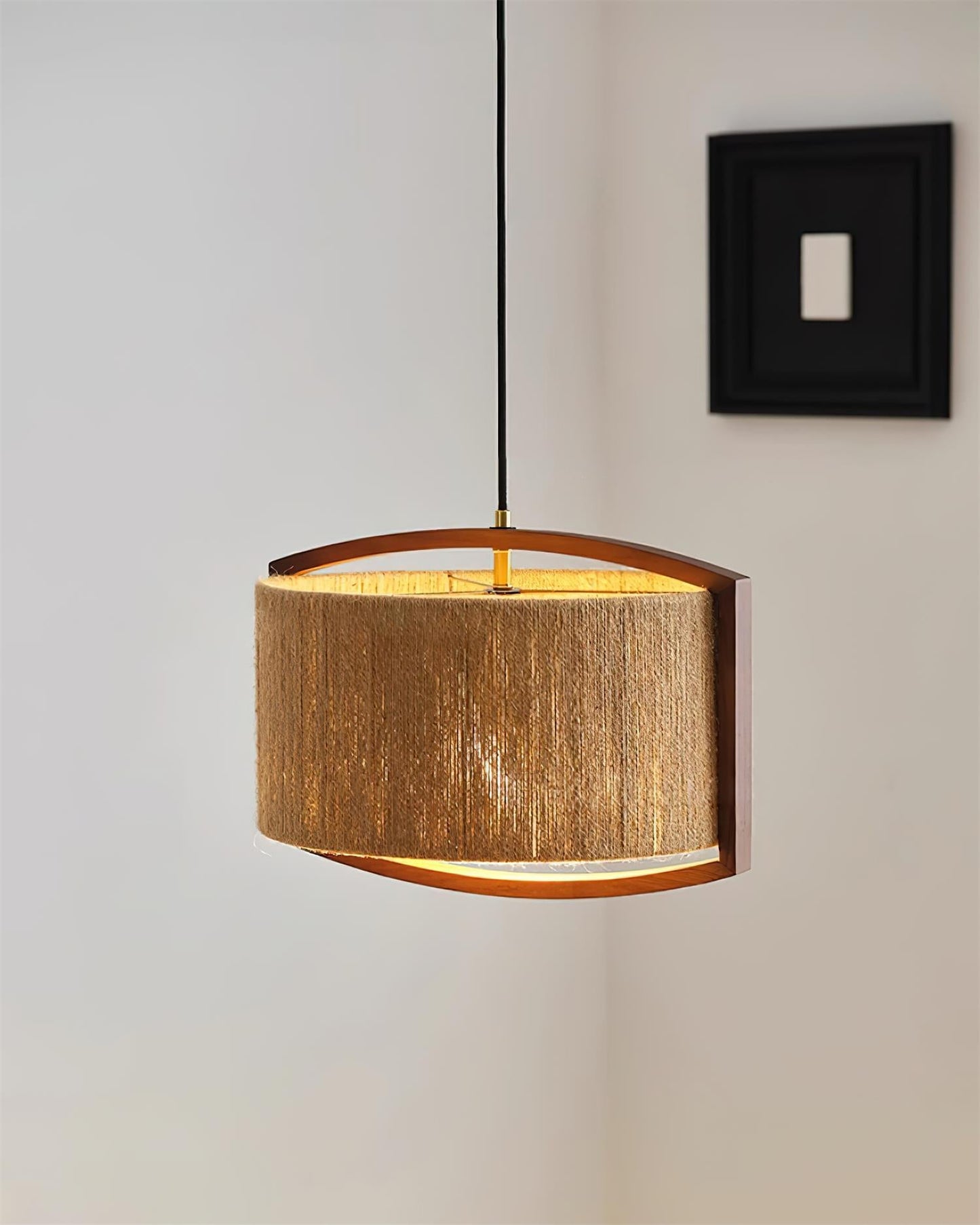 Hiller Rattan Pendant Light