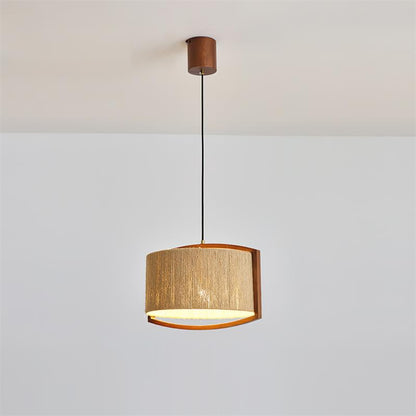 Hiller Rattan Pendant Light