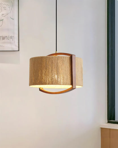 Hiller Rattan Pendant Light