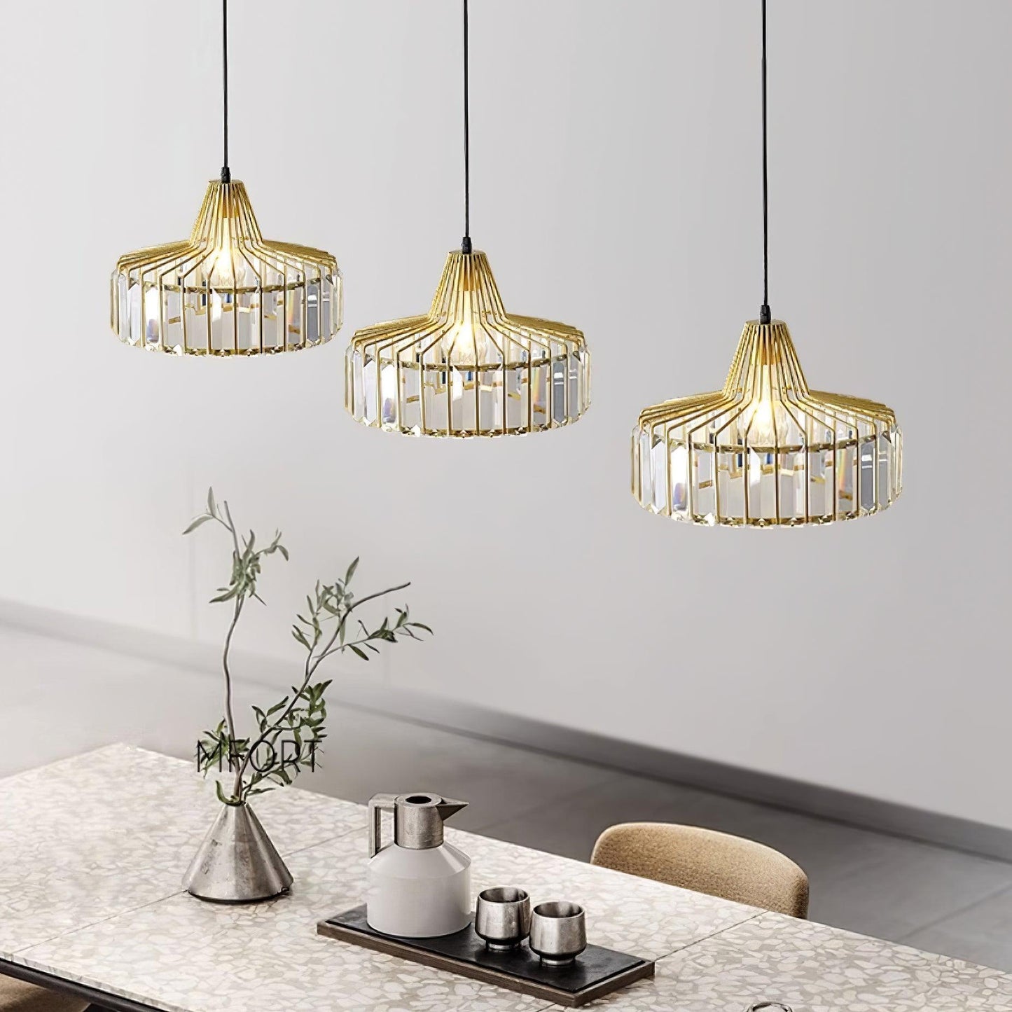 Hinkley Crystal Pendant Light - Loonglight
