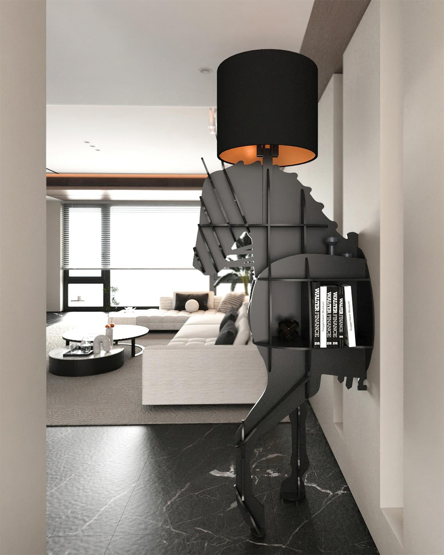 Tete Horse Stand Lamp - Loonglight