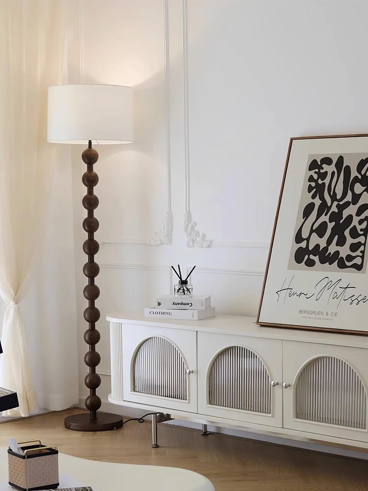 Hugo Modern Barbell Floor Lamp - Loonglight