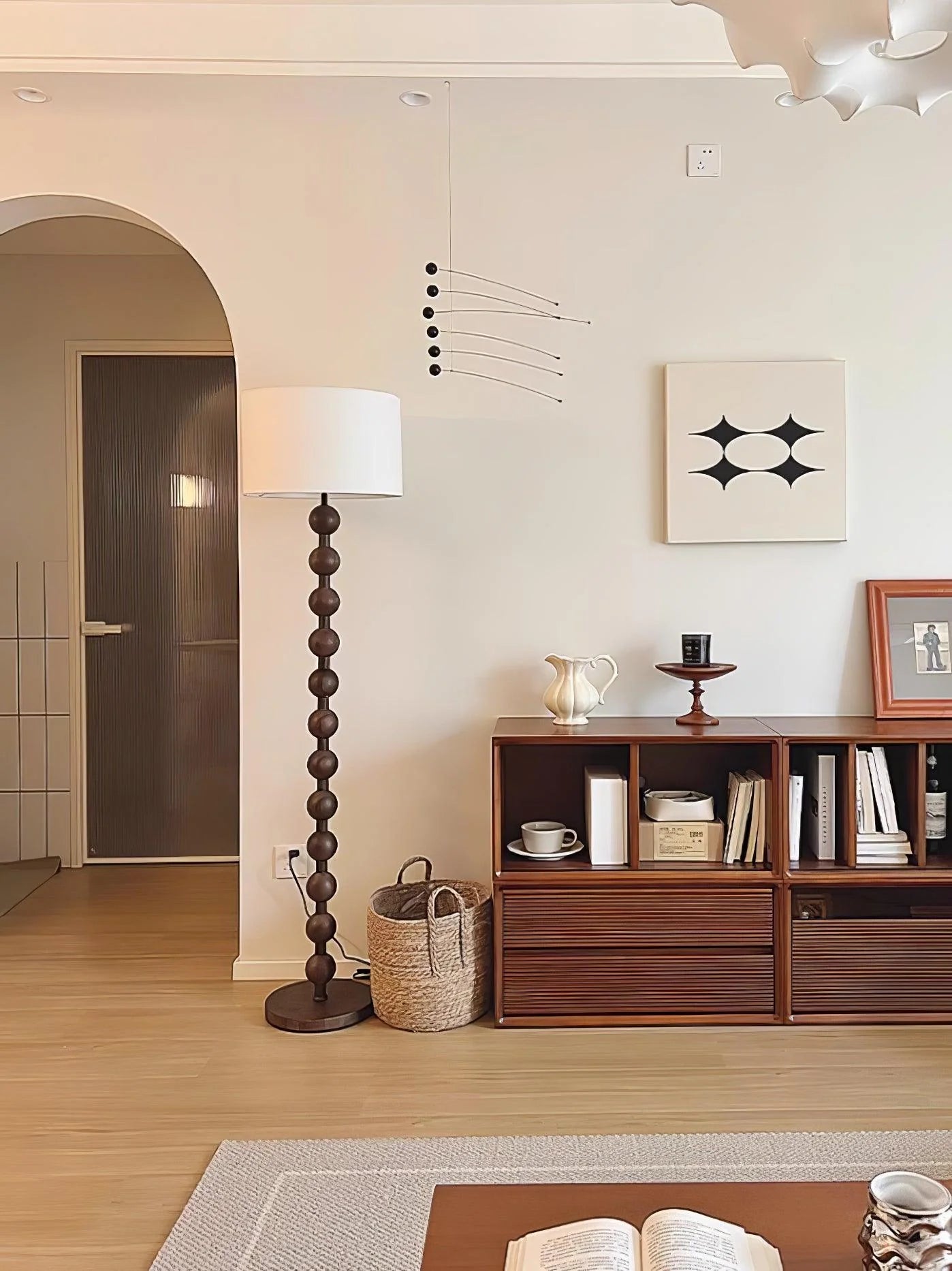 Hugo Modern Barbell Floor Lamp - Loonglight