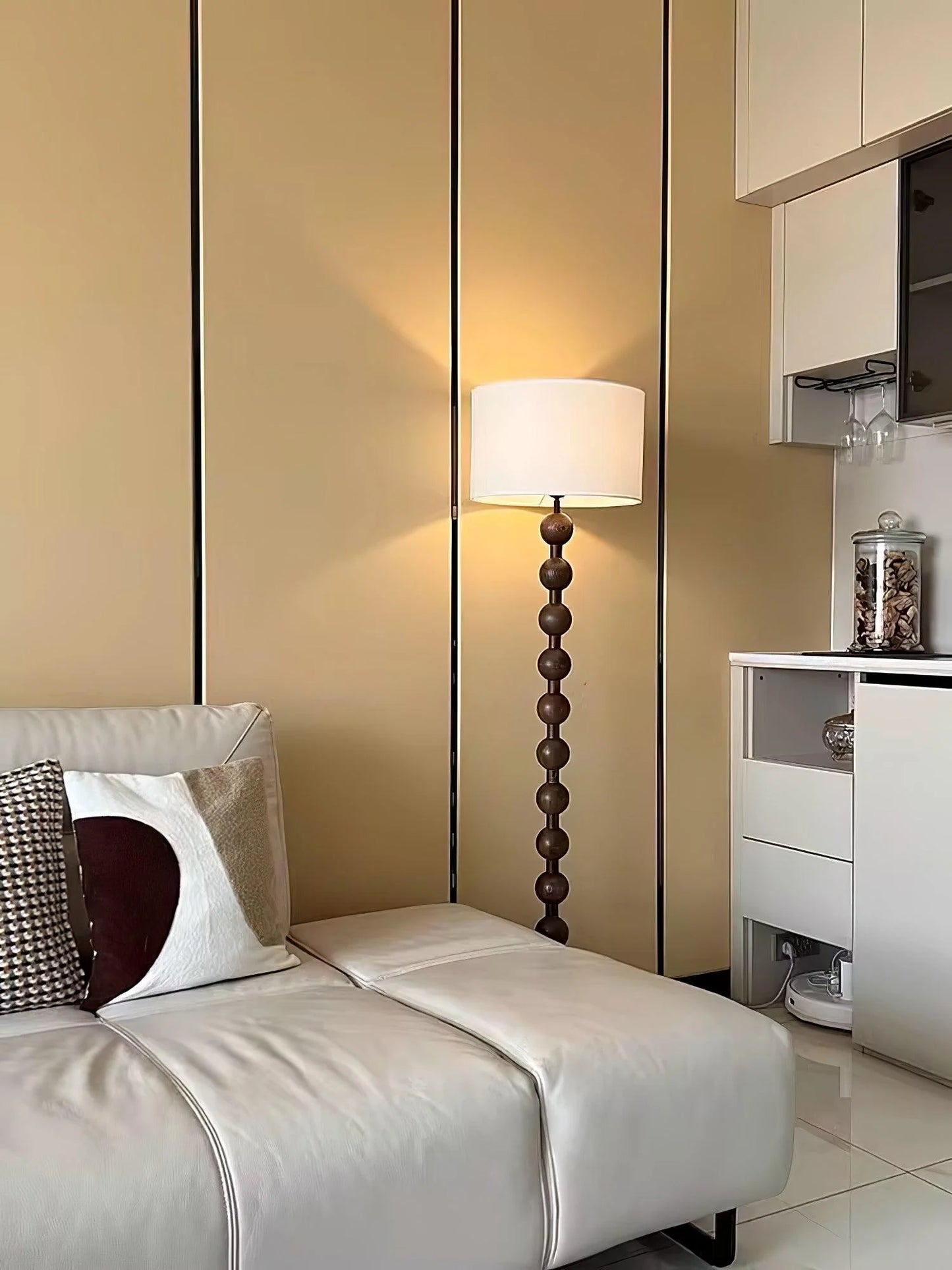 Hugo Modern Barbell Floor Lamp - Loonglight