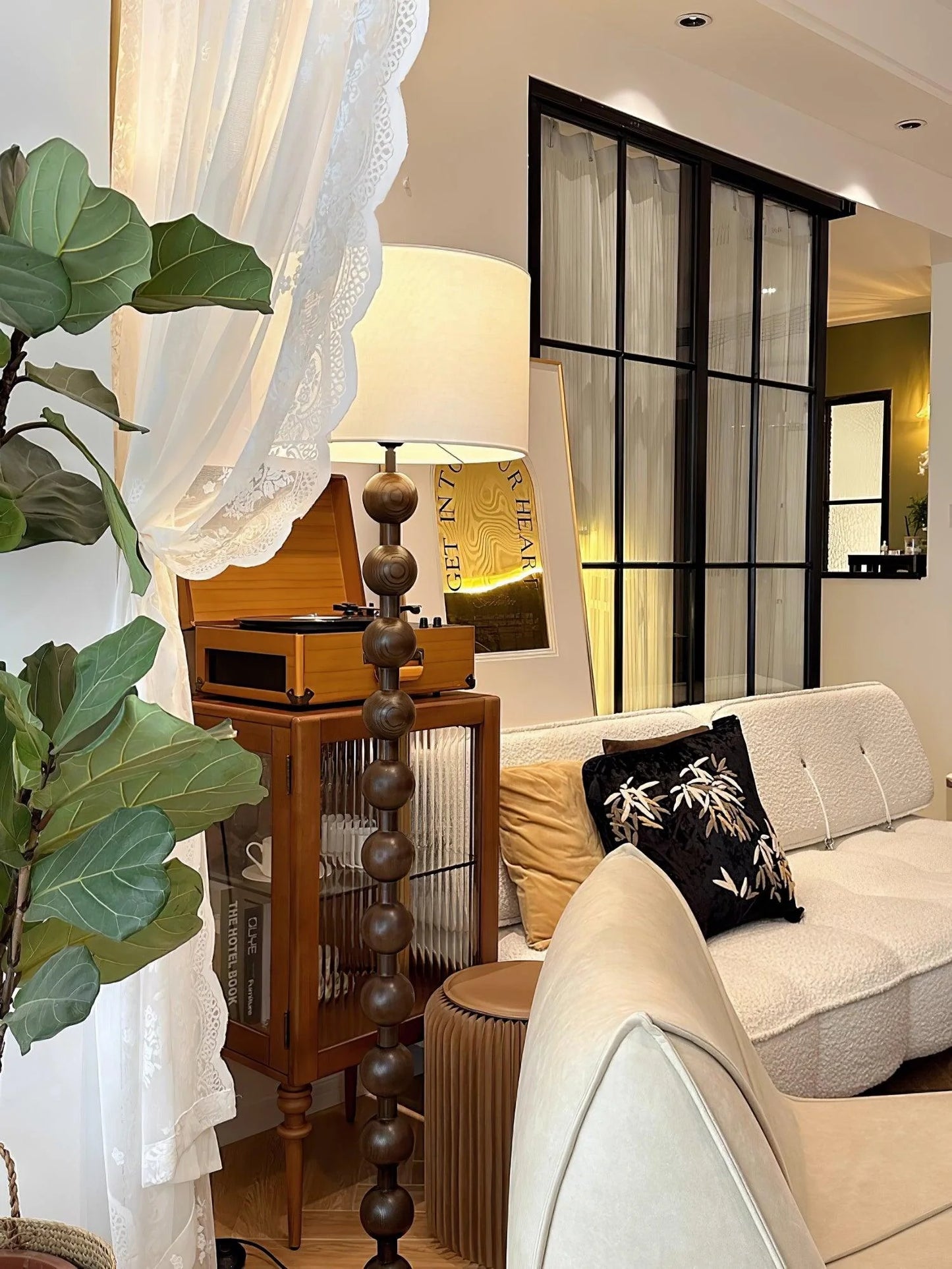 Hugo Modern Barbell Floor Lamp - Loonglight