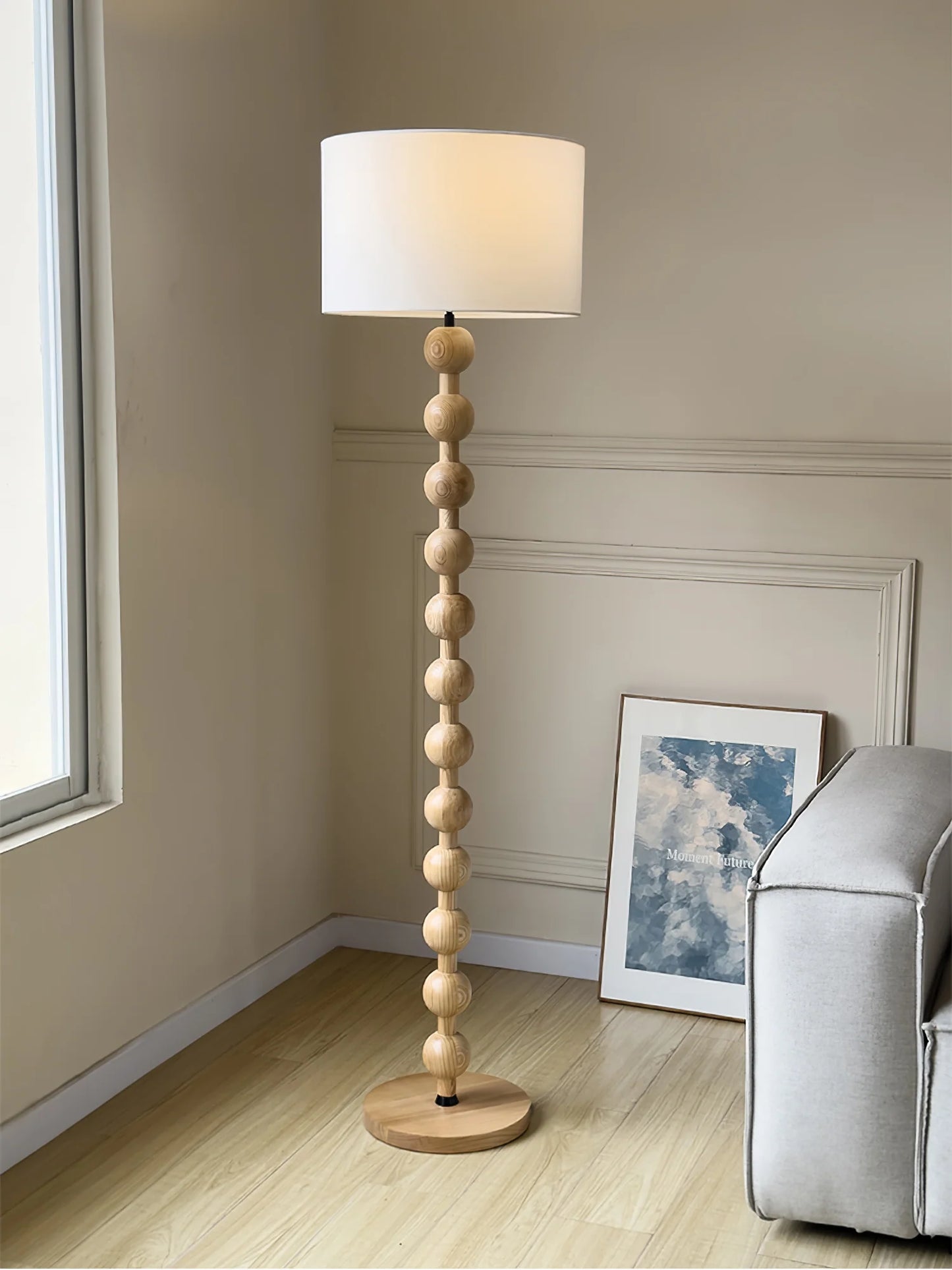 Hugo Modern Barbell Floor Lamp - Loonglight