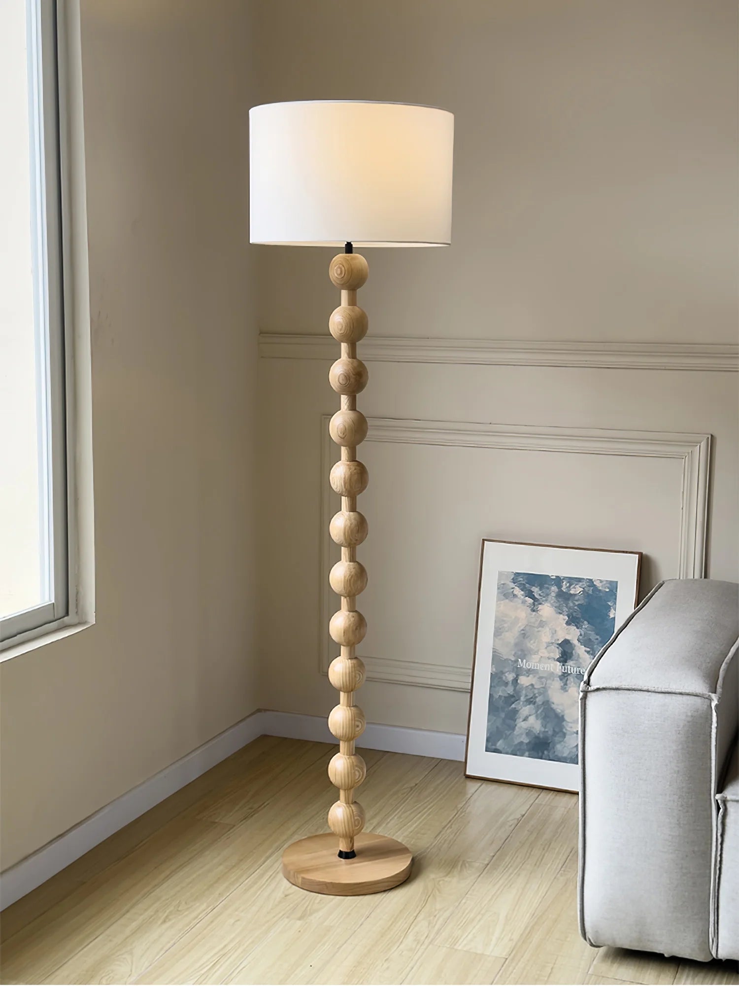 Hugo Modern Barbell Floor Lamp - Loonglight