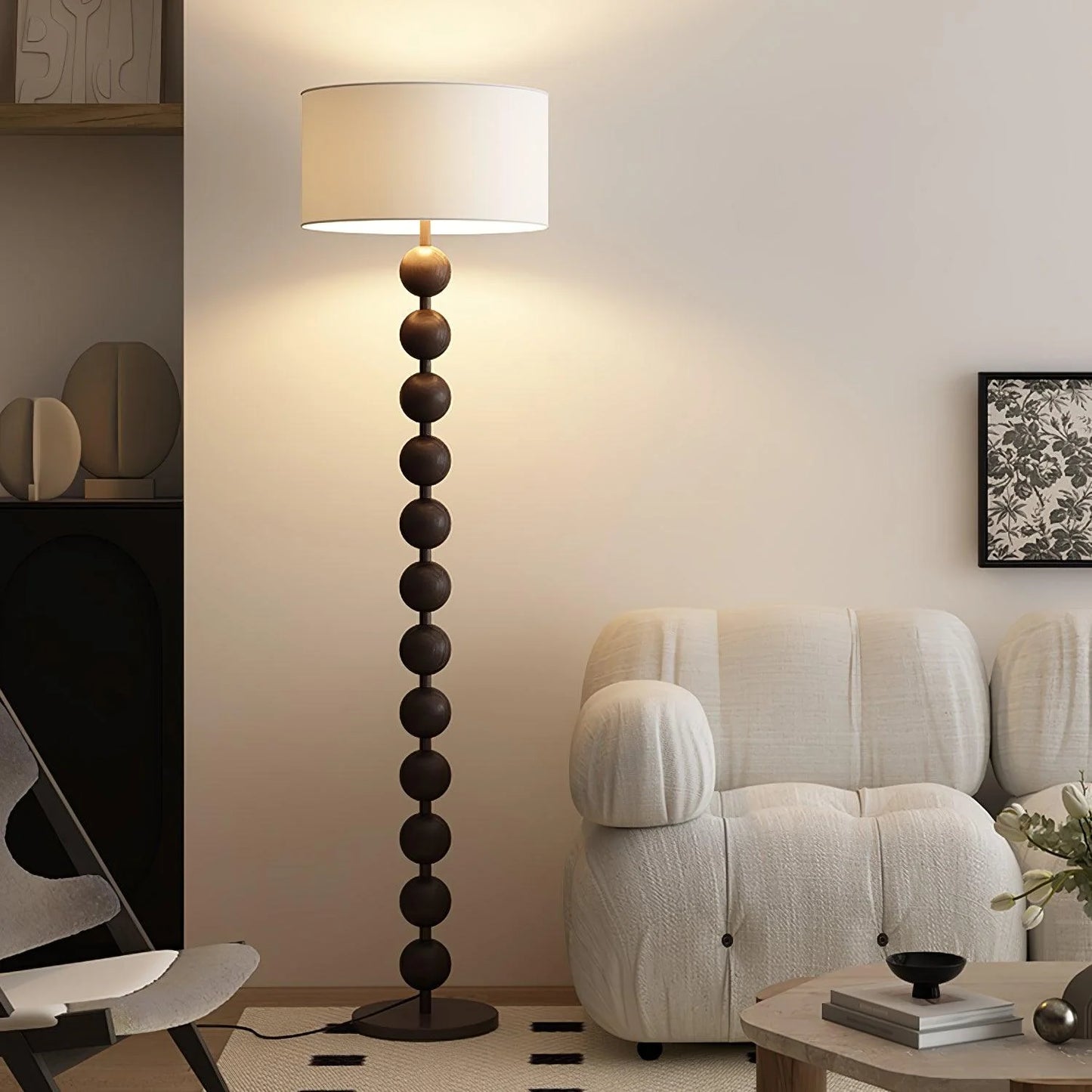Hugo Modern Barbell Floor Lamp - Loonglight
