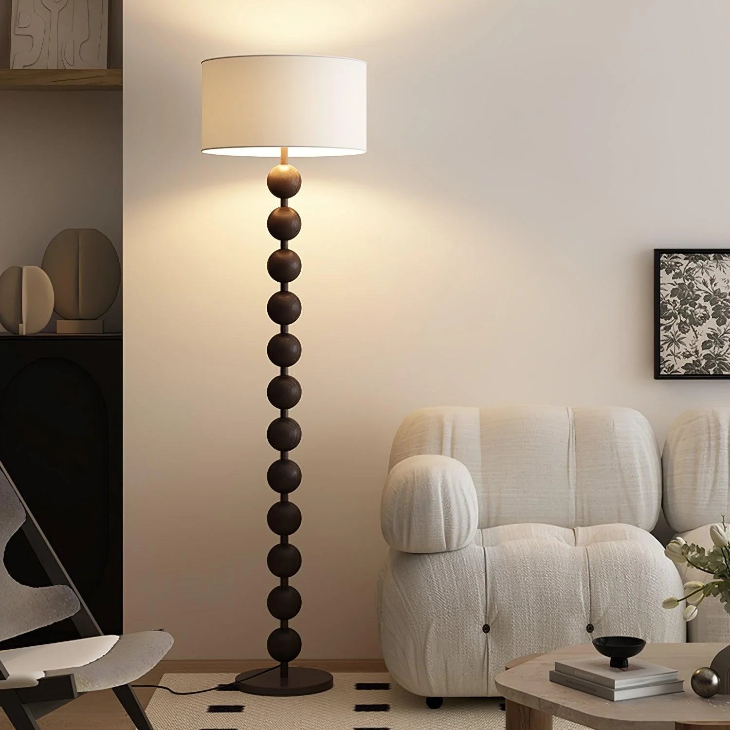 Hugo Modern Barbell Floor Lamp - Loonglight