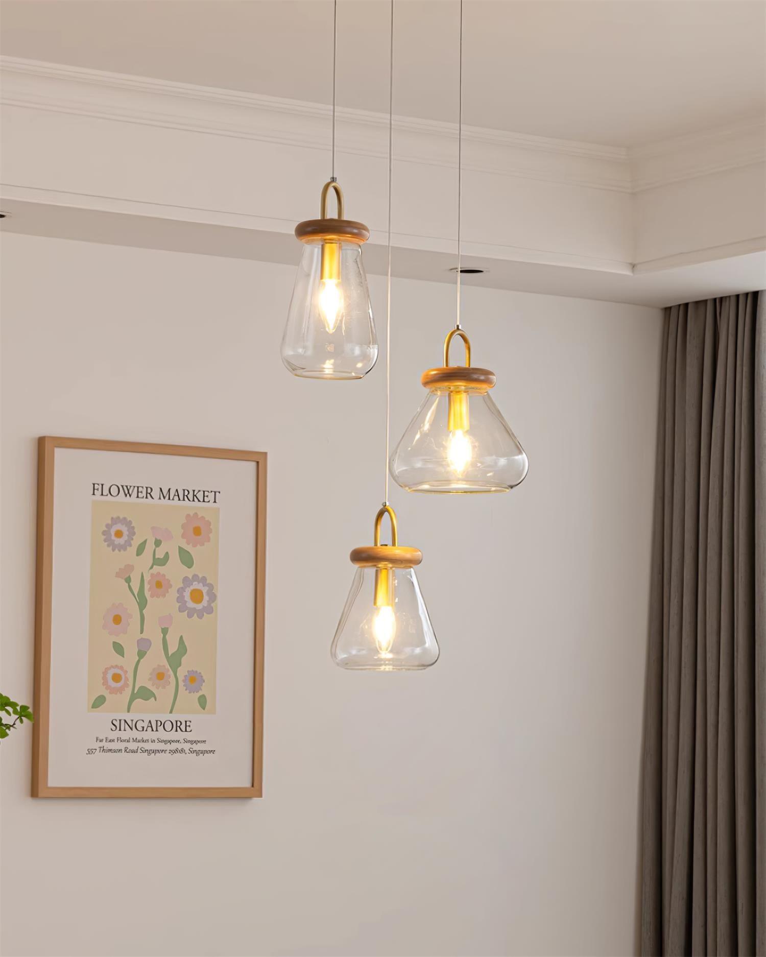 Jars Glass Pendant Light - Loonglight