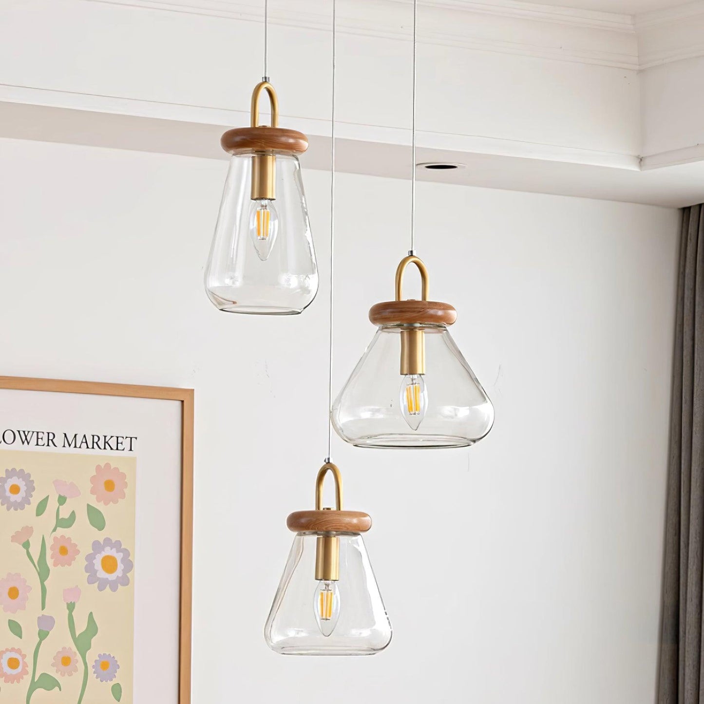 Jars Glass Pendant Light - Loonglight