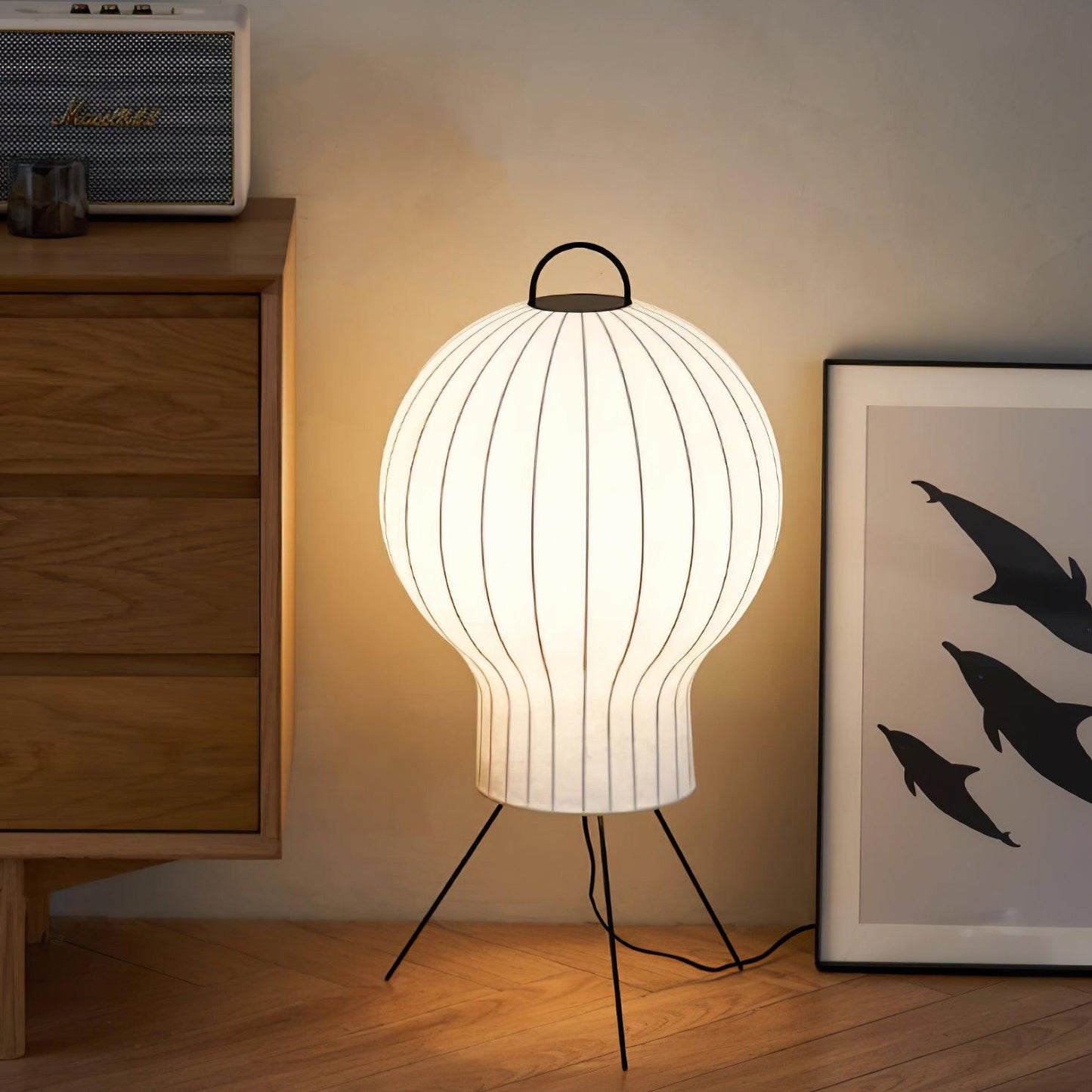 Jellyfish Silk Floor Lamp - Loonglight