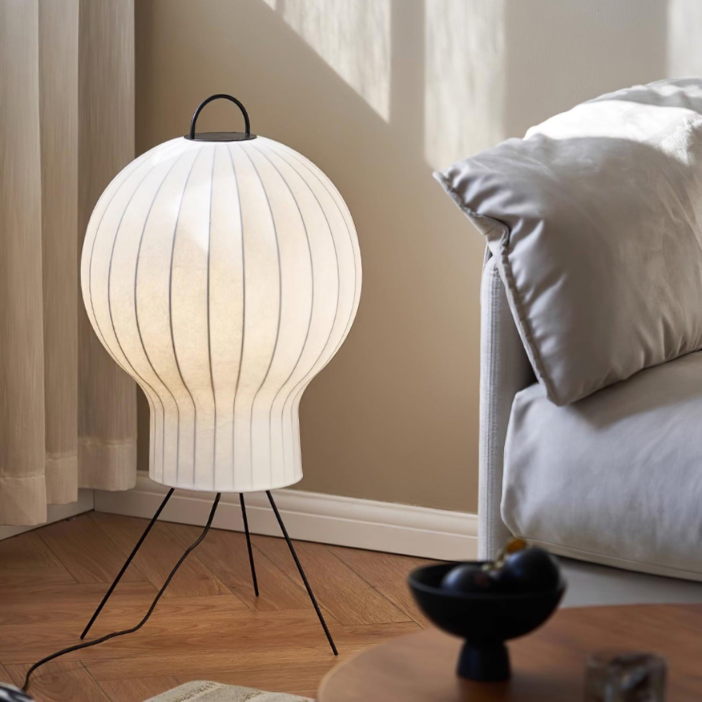 Jellyfish Silk Floor Lamp - Loonglight