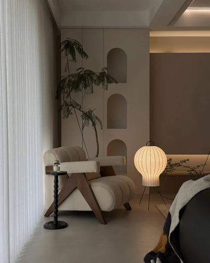 Jellyfish Silk Floor Lamp - Loonglight