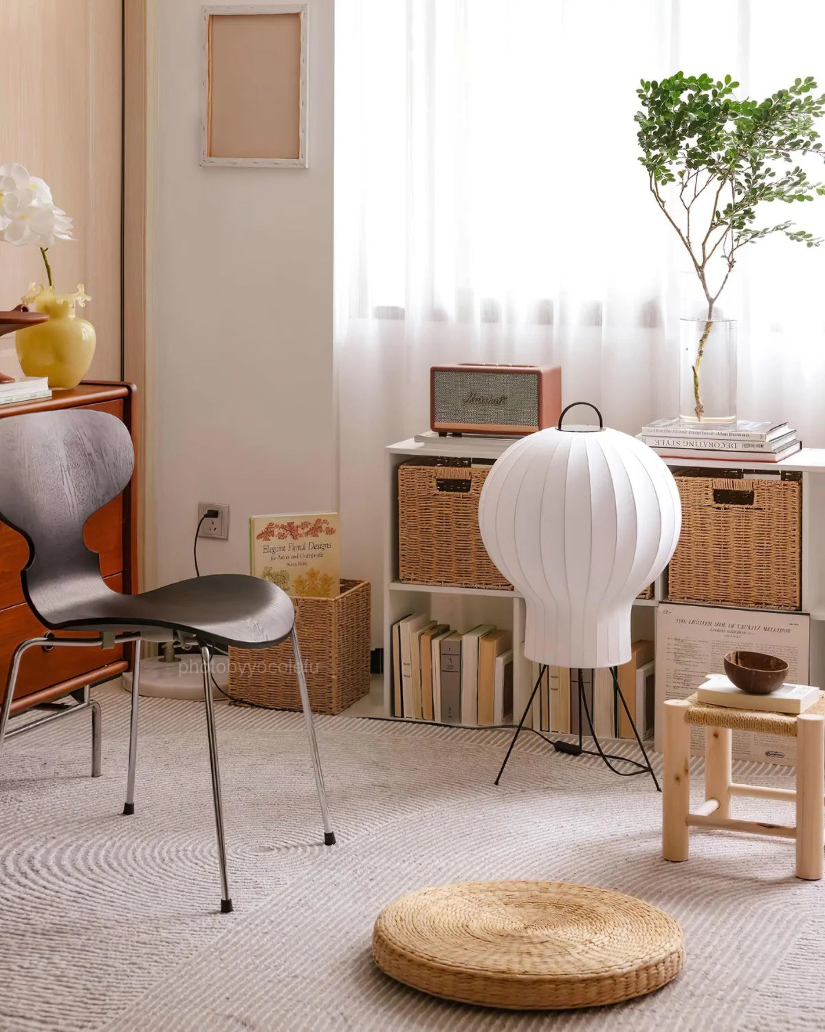 Jellyfish Silk Floor Lamp - Loonglight