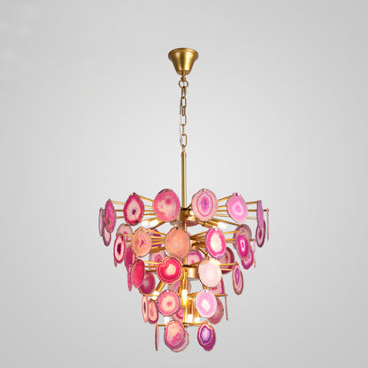 Jeweled Agate Branch Chandelier