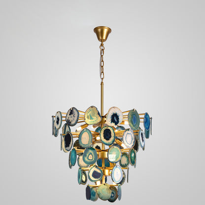 Jeweled Agate Branch Chandelier