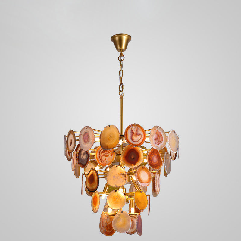 Jeweled Agate Branch Chandelier