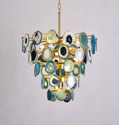 Jeweled Agate Branch Chandelier