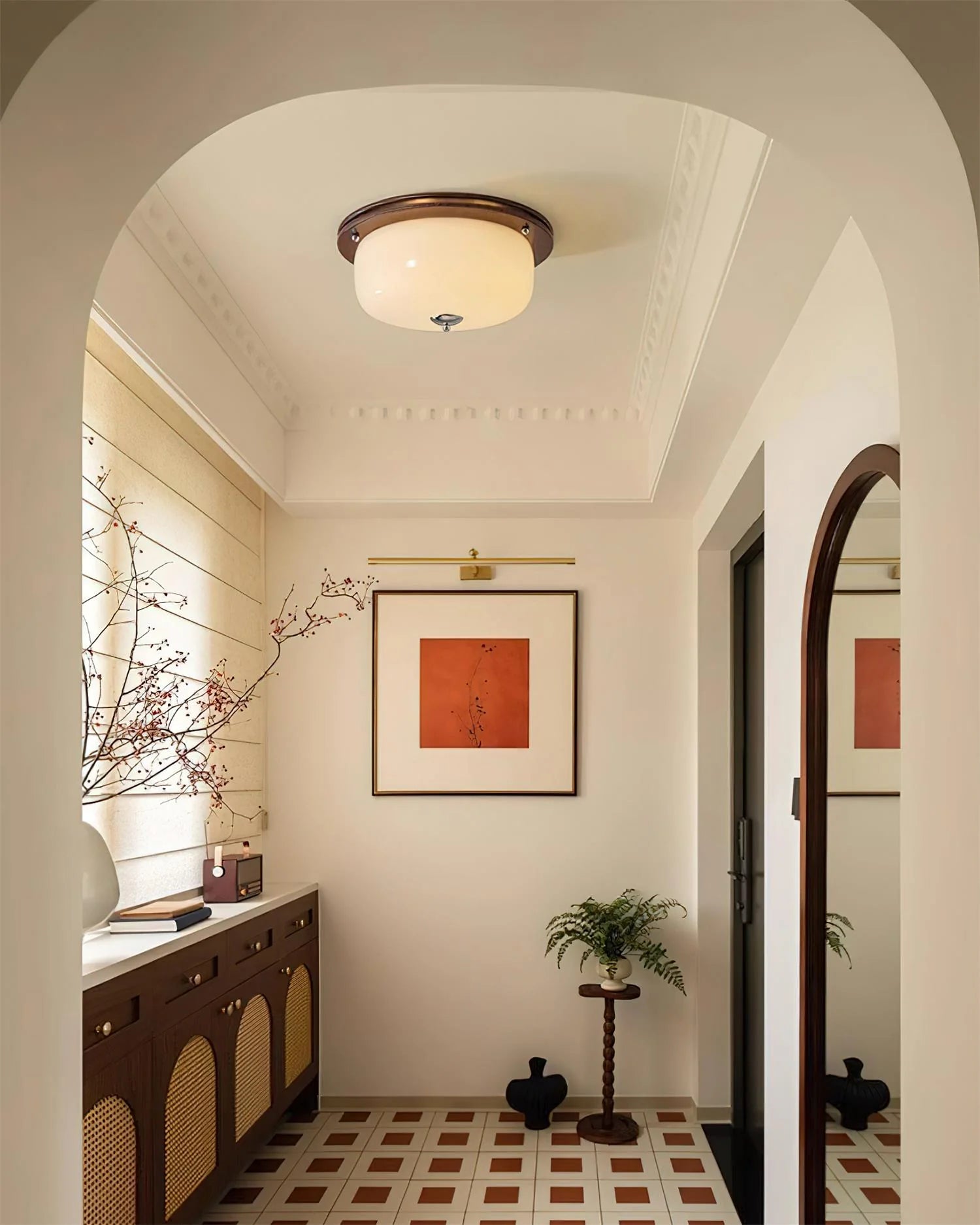 Justice Glass Ceiling Lamp - Loonglight