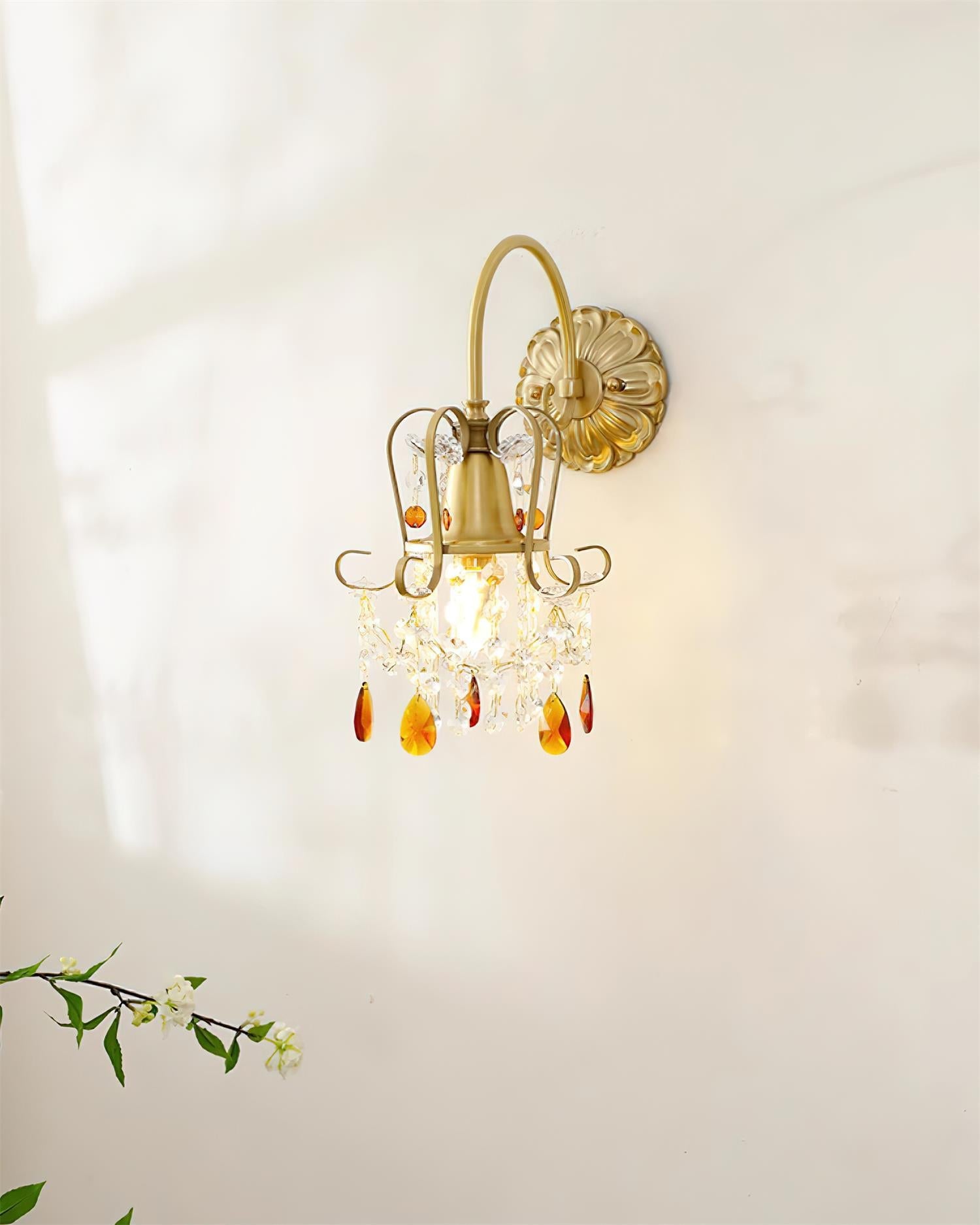 Kaitlyn Crystal Wall Lamp - Loonglight