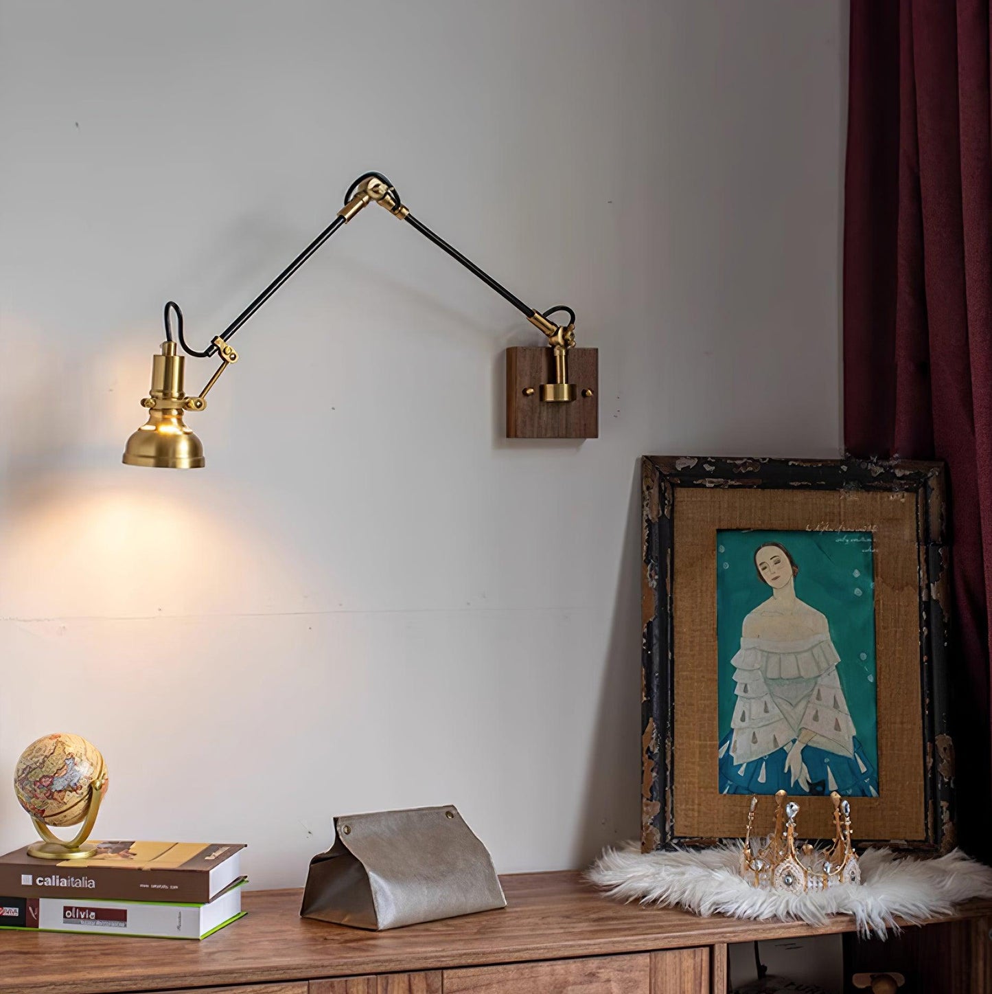 Kane Swing Arm Wall Lamp - Loonglight