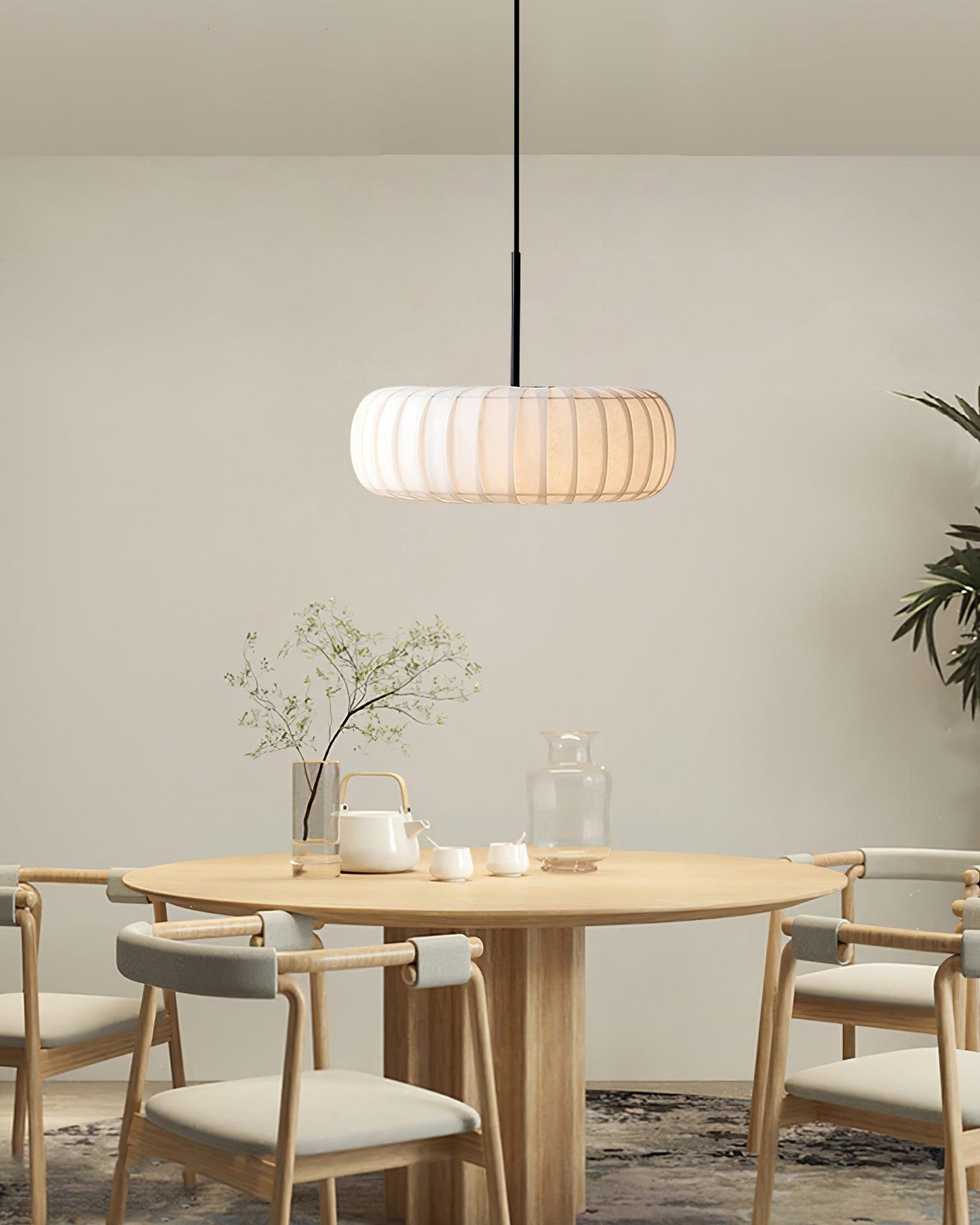 Kathy Pumpkin Pendant Light - Loonglight