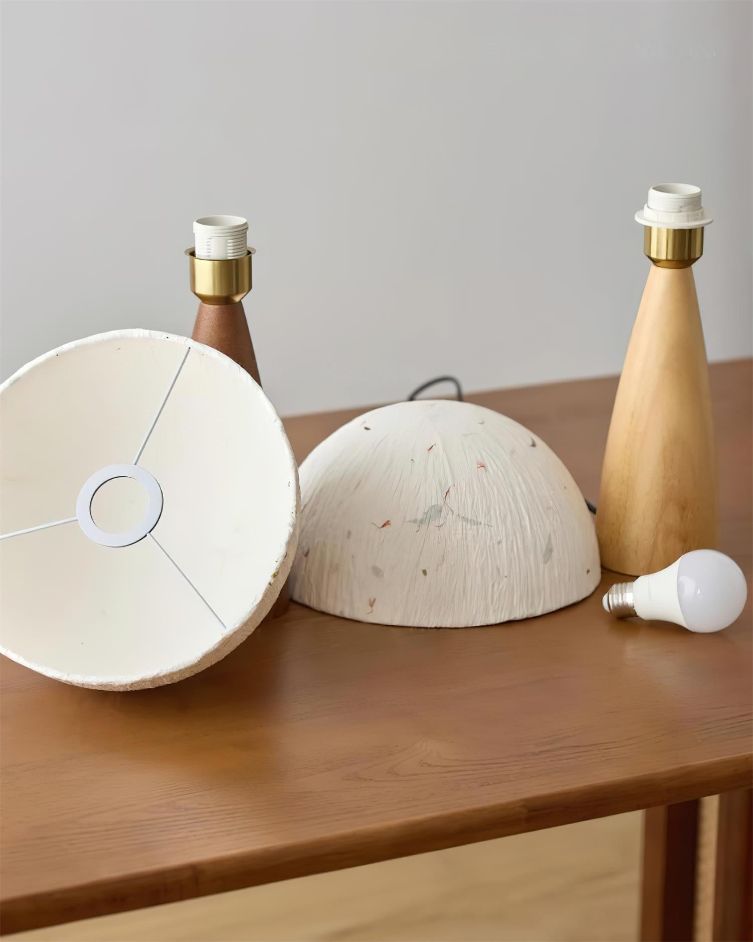 Kent Wood Table Lamp - Loonglight