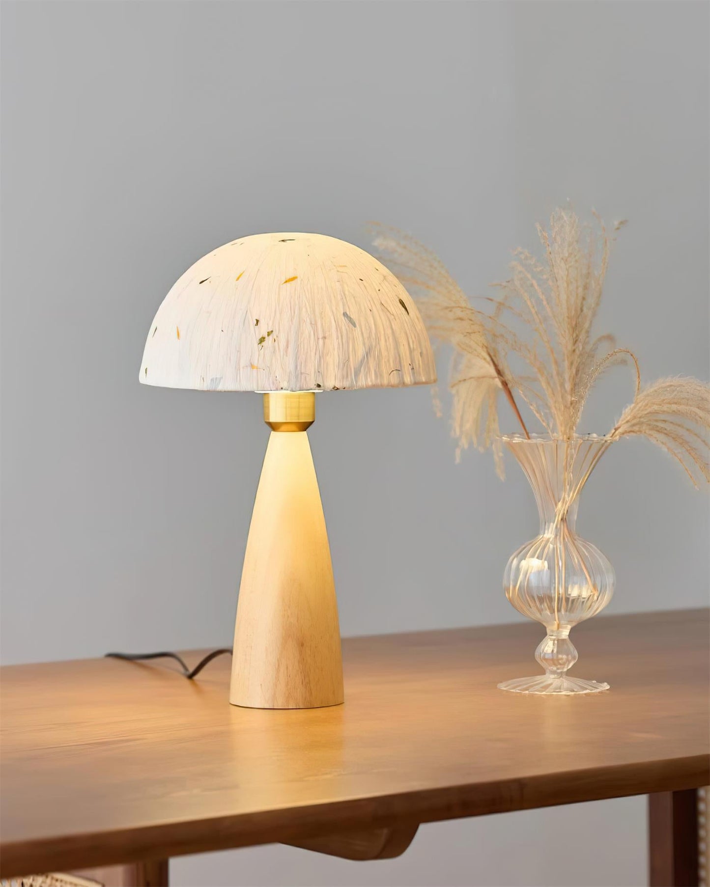 Kent Wood Table Lamp - Loonglight