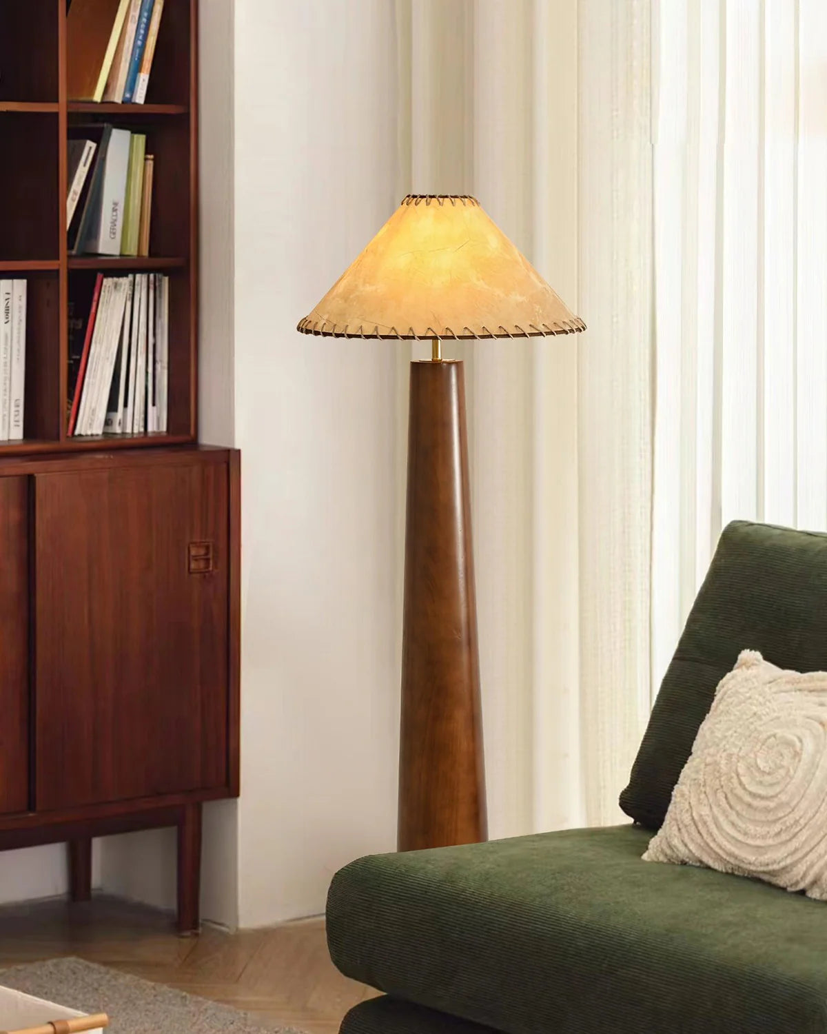 Kibo Wood Floor Lamp - Loonglight