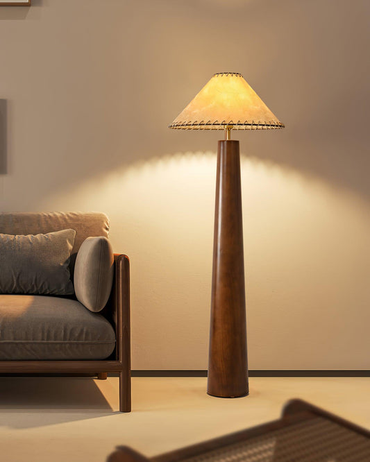 Kibo Wood Floor Lamp - Loonglight