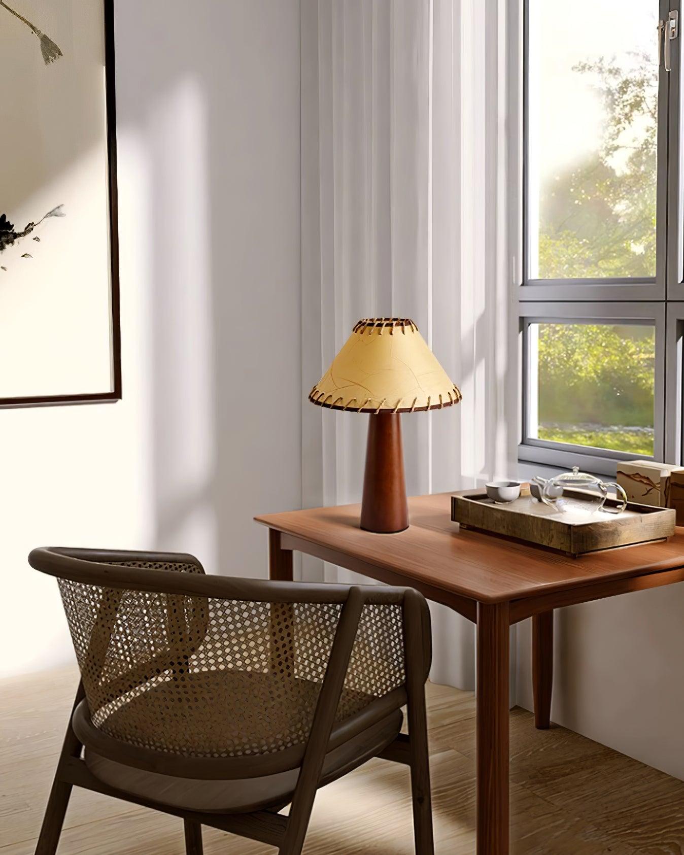 Kibo Wood Table Lamp - Loonglight