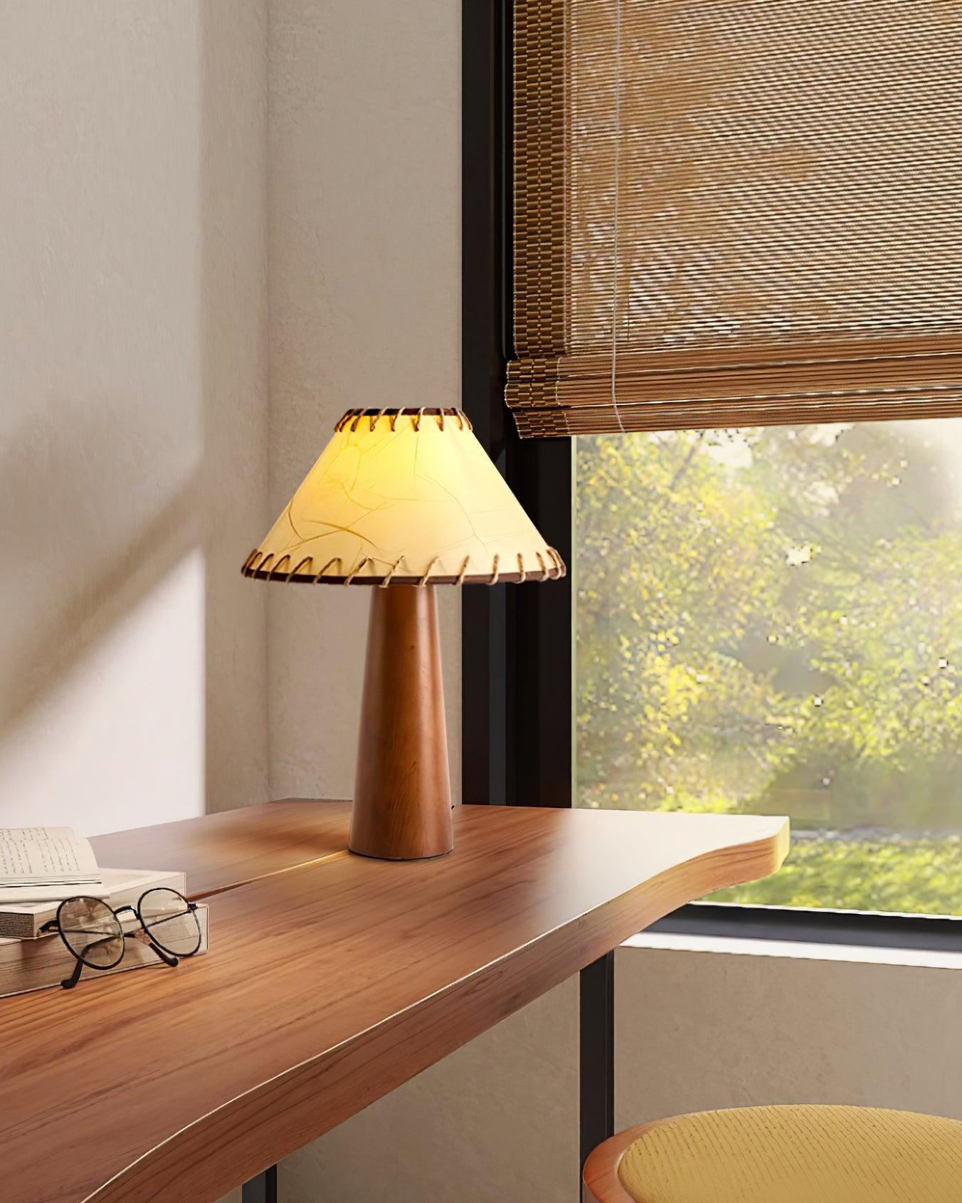 Kibo Wood Table Lamp - Loonglight