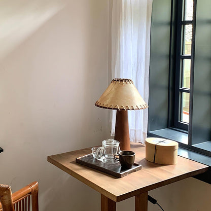 Kibo Wood Table Lamp - Loonglight