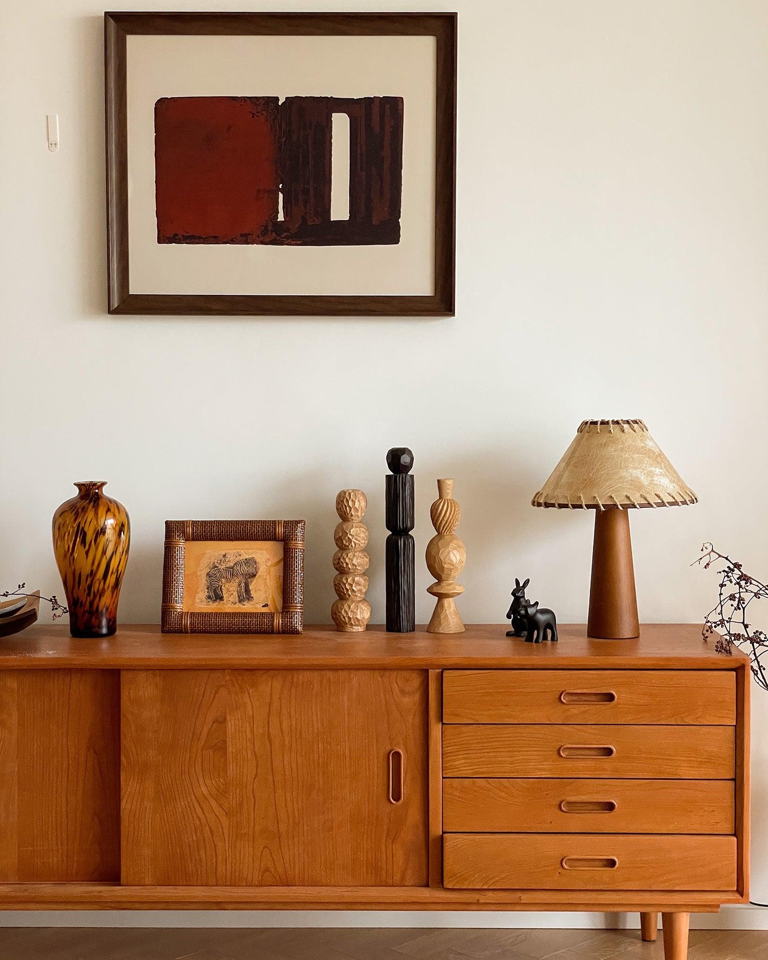 Kibo Wood Table Lamp - Loonglight