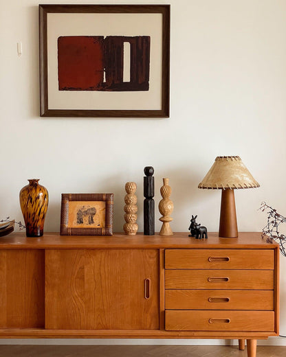 Kibo Wood Table Lamp - Loonglight