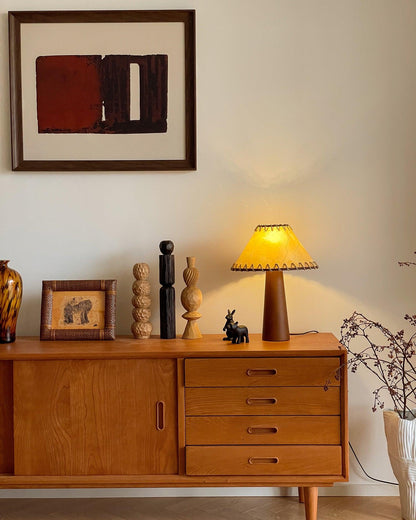 Kibo Wood Table Lamp - Loonglight