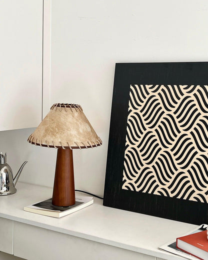 Kibo Wood Table Lamp - Loonglight