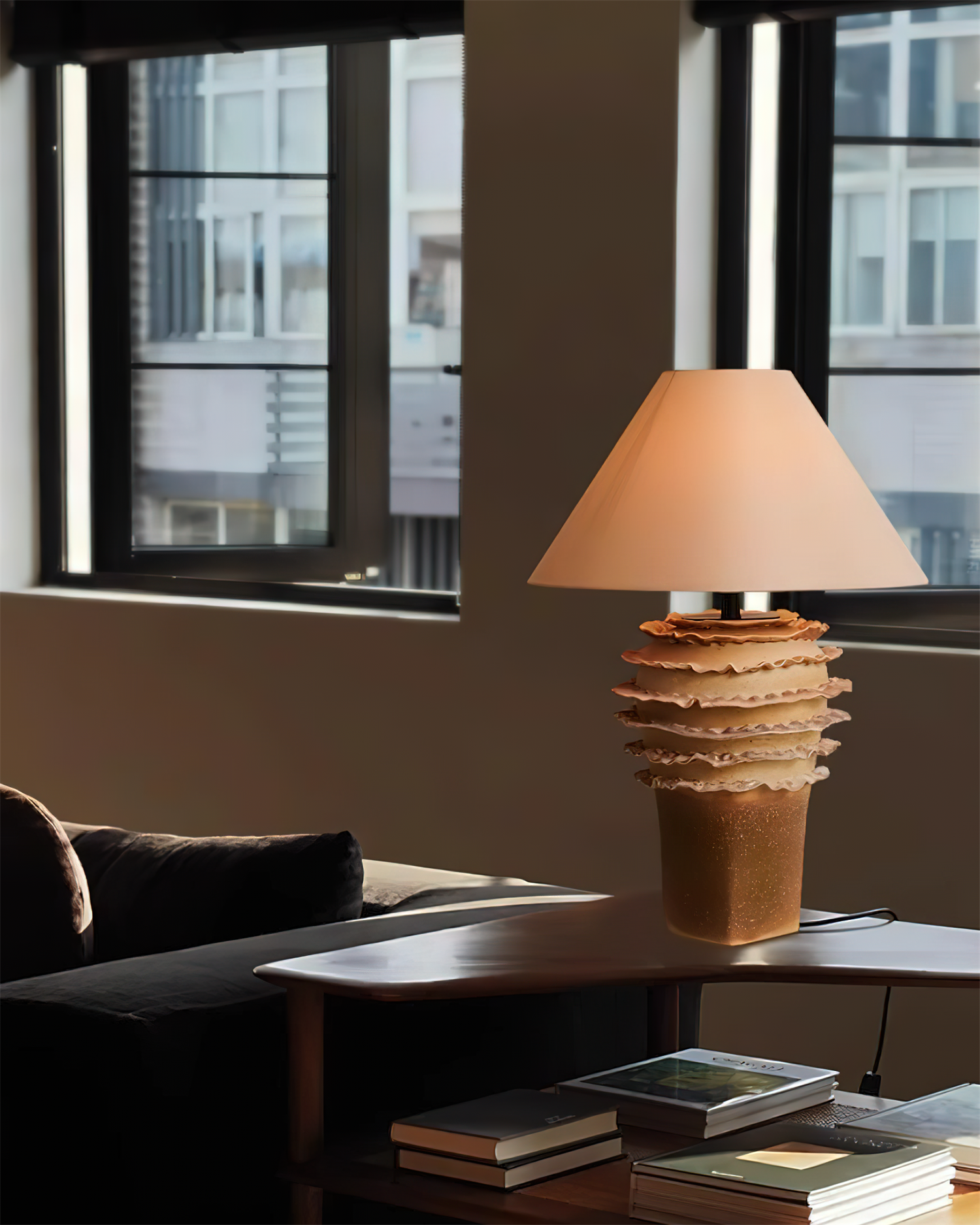 Kigelia Ceramics Table Lamp - Loonglight