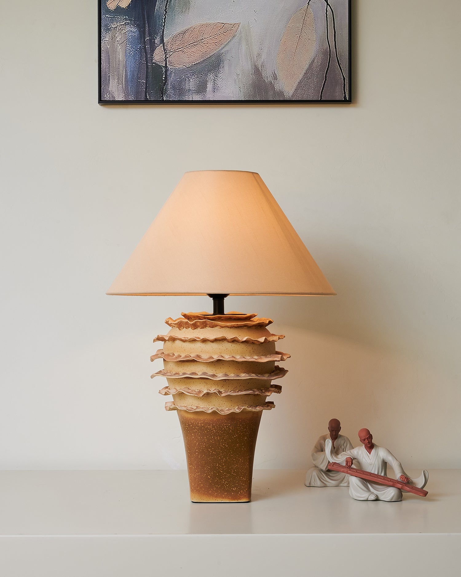 Kigelia Ceramics Table Lamp - Loonglight